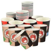 lauroo Kaffeebecher TO GO 0,2 l Schwarz 500 St.