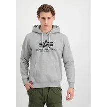 Alpha Industries Basic Kapuzenpullover Grey Heather 2XL