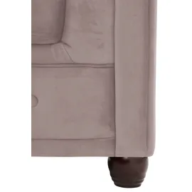 Home Affaire Chesterfield-Sofa New Castle L-Form 255 x 72 x 171 cm Flamingo
