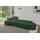 altdecor Eckcouch Cord 5-Sitzer Grün