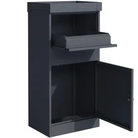 Westmann Paketbox Piet Anthrazit inkl. Zeitungsfach
