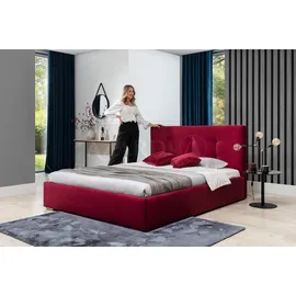 aea Polsterbett 180 x 200 cm Rot