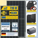 Balkonkraftwerk SUN EXPERT BASIC - 800W Einspeisung und bis zu 1440Wp Solarleistung Ohne Halterung / ANKER Solix 1600Wh / 2 x 360 Watt