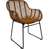 SIT Möbel TOM TAILOR HOME Armlehnstuhl »T-RATTAN DINING CHAIR«, (Set), 2 St., beige