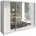 A&J MöbelLand Schiebetürenschrank VIDA 200 x 215 x 59,5 cm Weiß