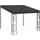 vidaXL Wand-Pavillon 3 x 3 m Anthrazit