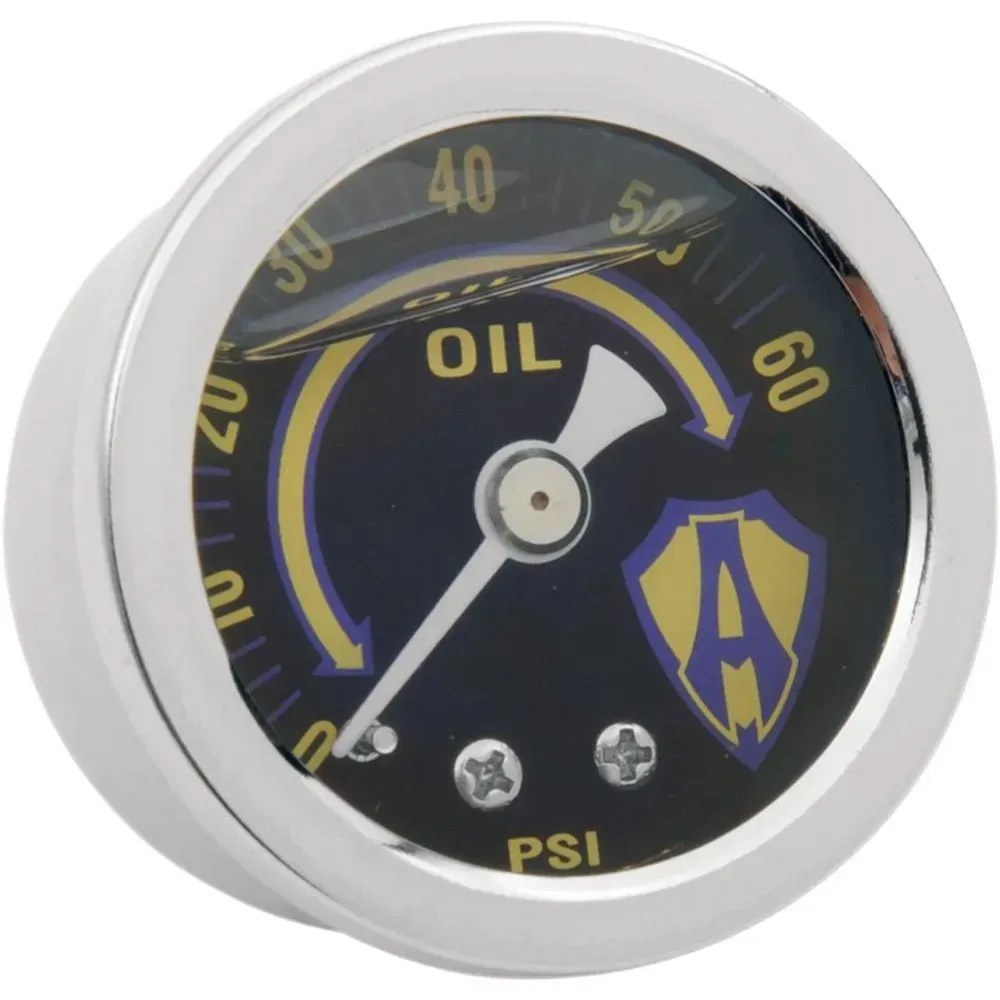Arlen Ness Ds-245154 Öldruckanzeige - Chrome - One Size