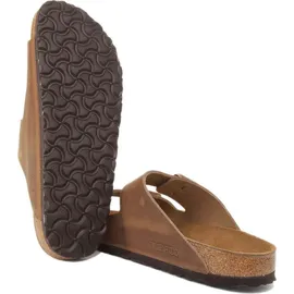 Birkenstock Arizona Nubukleder geölt schmal tabacco brown 40