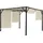 MCW Pergola Beja 3 x 3 m inkl. Schiebedach beige