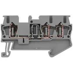 Siemens 8WH20035DF00 Diodenklemme, mit Zugfederanschluss, 3 Anschlussstellen Durchlass von LI. nach  - 50 Stück