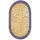 Marrakesch Orient & Mediterran Interior Marokkanische Mosaikplatte Albaicin Beige / Bordeaux oval 100x60cm