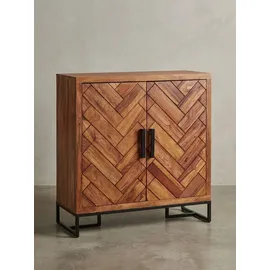 KADIMA DESIGN Schuhschrank 100 x 105 x 40 cm braun / braun