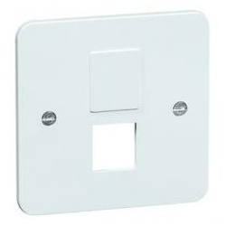 Peha Standard - Abdeckung Kommunik.-Syst., weiß, 2 Modular-Jack-Steckverbinder