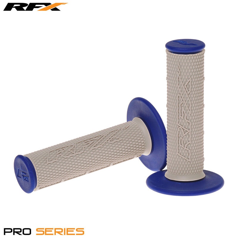 RFX Paar Zwei-Komponenten-Griffe Pro-Serie Mittelteil grau (Grau/Blau)