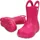 Crocs Handle It Rain Boot K, Unisex-Kinder Gummistiefel, Pink 23/24 - Rosa