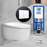 Geberit AquaClean Sela Komplett-SET Dusch-WC mit neeos Vorwandelement,, 146220JT1+16791WH#SET,