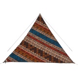 Bent Sonnensegel verbindbares Sonnensegel "TC-Zip-Canvas Single Afrika Design