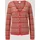 Madeleine Strickjacke mit mehrfarbigem Streifenmuster rot 40