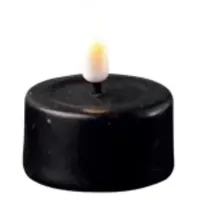 Deluxe Homeart Teelichter 4,1 cm 2 St. schwarz