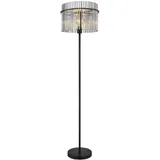 GLOBO Stehleuchte Gorley Metall schwarz
