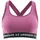 Under Armour Crossback Mid Bra Fuchsia Dusk/Schwarz/Weiß M