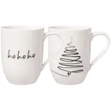 Villeroy & Boch Statement Becher mit Henkel XMAS Set 2tlg.