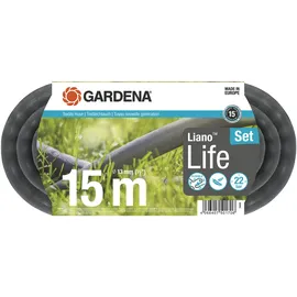 Gardena Textilschlauch Liano Life 15 m Set 18445