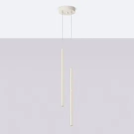 Sollux Lighting Pastelo 2-flg. 15 cm beige Stahl
