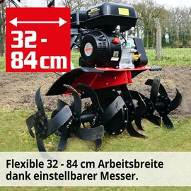 Hecht 785 Benzin-Motorhacke 6,5 PS 84 cm Arbeitsbreite