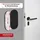 SOTech Blindrosette oval Edelstahl Schwarz 65x28