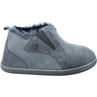 ESTRO Lammfell Hausschuhe Damen Warm - Lammfell Hausschuhe Herren Leder Winter Pantoffeln Damen INTIMO (39, Stahl 3) - 39 EU