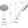 Hansa HANSAACTIVEJET Wannenrand-Handbrause, DN 15, chrom