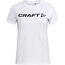 CRAFT Community Logo T-Shirt Damen 900200 - white/melange S