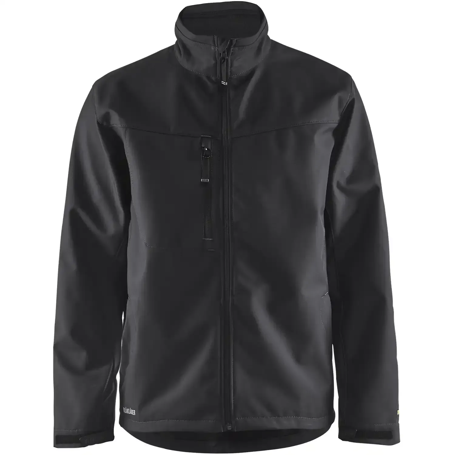 Softshelljacke "4951" unifarben - S - schwarz