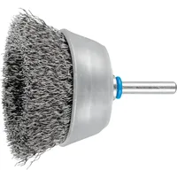 Pferd tools Topfbürste ungezopft TBU Ø70mm Schaft-Ø6 mm Edelstahl-Draht-Ø0,30