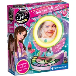 Kreativset CLEMENTONI "Crazy Chic, Make-up-Spiegel Deluxe", bunt, Kreativsets, Kinder, Made in Europe