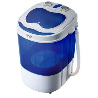 ADLER AD8051 Mini Waschmaschine mit Schleuder, Camping Waschmaschine, Waschautomat, kompakt, tragbar, für kleine Haushalte, 3 kg Kapazität, effiz...