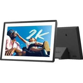Lexar Pexar 11" Digital Picture Frame 2K resolution WiFi enabled 32GB (11", 2000 x 1200 Pixel), Digitaler Bilderrahmen, Schwarz