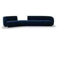 Micadoni Sofa Miley, modular 4-Sitzer blau