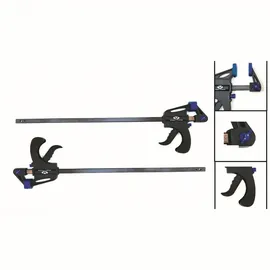 Vago-Tools 2x Schnellspannzwinge 900 mm Einhandzwinge Klemmzwinge