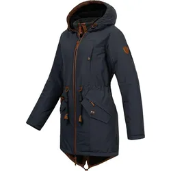 Parka Abby Freizeit Damen Ohne Atmungsaktiv BRAVE SOUL navyblau M