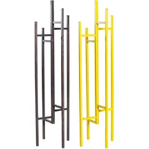 Andas Garderobenständer Andas 47 x 175 x 47 cm Gelb