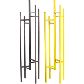Andas Garderobenständer Andas 47 x 175 x 47 cm Gelb