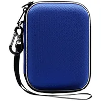 Lacdo Externe Festplattentasche Hard Drive Case für Western Digital WD Elements/WD My Passport Ultra/Seagate Game Drive Portable Drive 2.5 Zoll HDD 500GB 1TB 2TB 3TB 4TB 5TB Schutzhülle Stoßfest, Blau