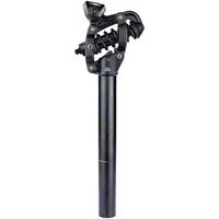 CON-TEC CONTEC Sattelstütze Nara Air Link+ 58 mm Federweg, Aluminium, Schwarz, Mountainbike, Federsattelstütze