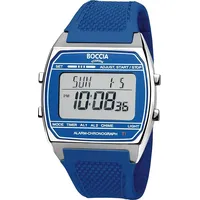 Boccia Titanium Boccia 3738-02 Digitaluhr in Unisexgröße Titan Blau