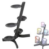 GaRcan Hantelständer, kommerzielles Fitnessstudio, Kettlebell-Rack mit Einer Tragfähigkeit von 200 kg/441 lbs, 5 Ablageflächen, Stahlmaterial, Kettlebell-Gewicht 1–20 kg, Schwerkraftball-