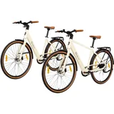 Sachsenrad 2er Set E-SUV E-Bikes Damenrad & Herrenrad Citybike SachsenRAD 28" C3M & C3F