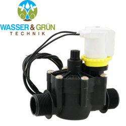 Kunststoffmagnetventile Serie Standard und Profi mit Durchflussregulierung + Ersatzspulen (Kunststoffmagnetventile Serie Standard und Profi mit Durchflussregulierung + Ersatzspulen: Serie Profi / 2x 1" IG x 128 mm)