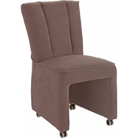 exxpo - sofa fashion Hochlehnsessel Costa Kunstleder 52 x 95 x 71 cm Braun mit Rollen